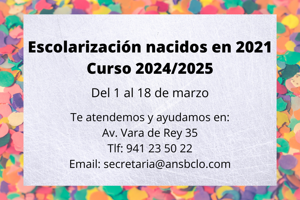 Escolarización 2024